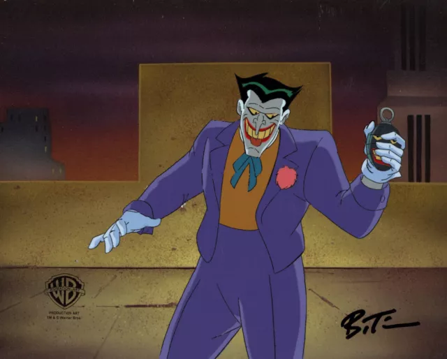 BATMAN ANIMATED SERIES-ORIGINAL Production Cel-Joker-Joker's Wild ...