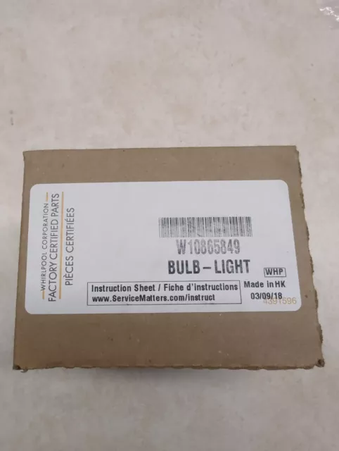 Whirlpool Refrigerator LED Light Bulb W11043014