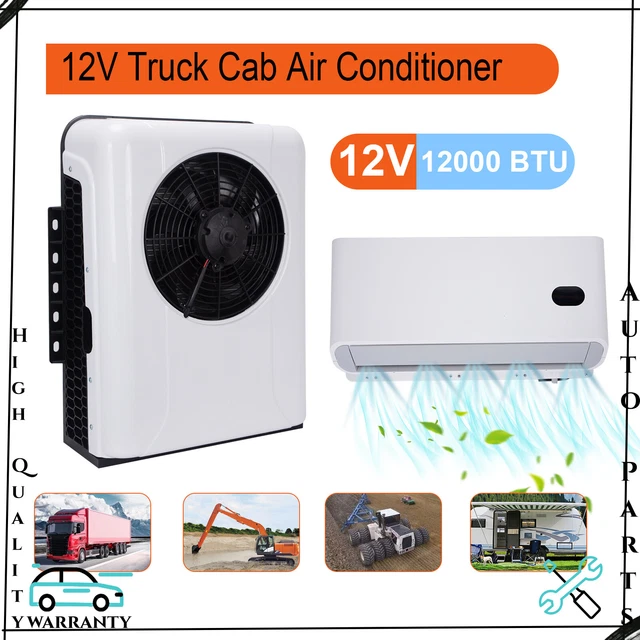 TRUCK CAB AIR Conditioner Split A/C 12000 BTU for Semi Trucks Bus RV