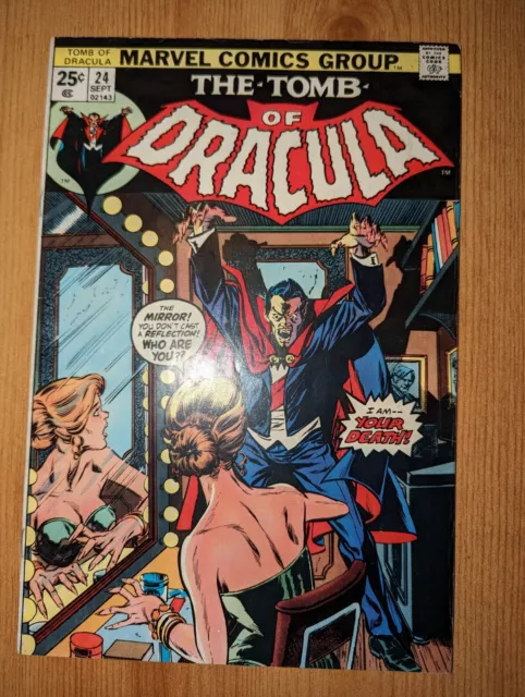 Tomb Of Dracula #24 September 1974 Marvel Horror