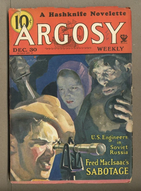 Argosy Part 4: Argosy Weekly Dec 30 1933 VG 4.0