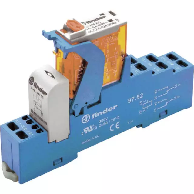 Finder 4C.52.9.024.0050 Module relais Tension nominale: 24 V/DC Courant de