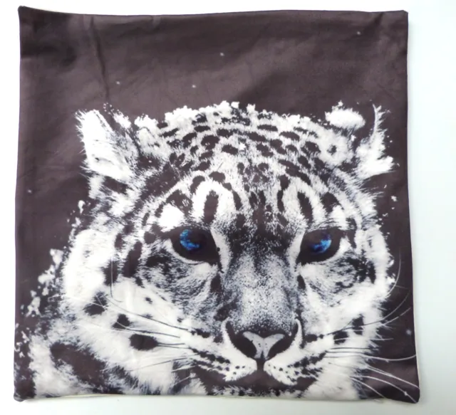 Leopard Black & White Cushion Cover Printed Digital