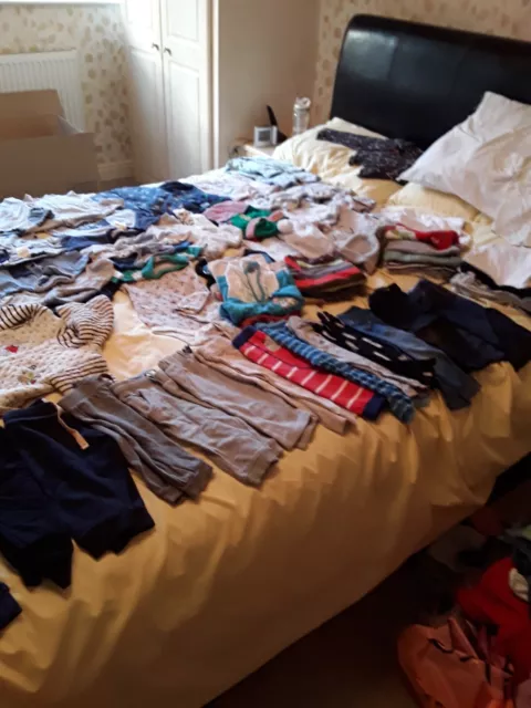 Job Lot Baby Boys Clothes 6-9 Months Various Brands 80 Items