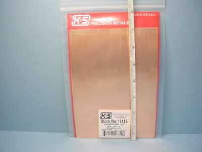 Corrugated Copper Sheet From K&S .003 x 5" x 7" (2pc) #16142