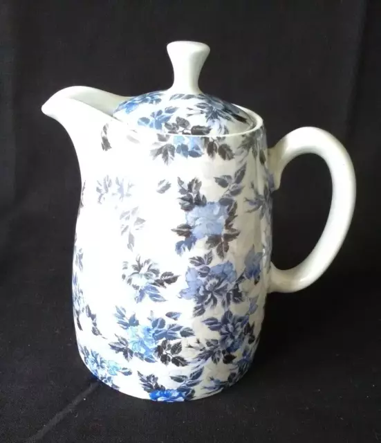 Floral Blue & White  Pot, Milk/Cream Jug & Sugar Bowl | Franco Pozzi Gallarate 2