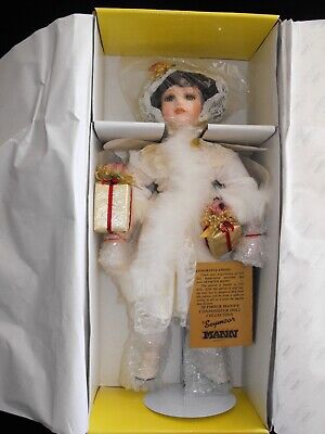 NEW 15 Inch Seymour Mann CHRISTMAS JOY Connoisseur Porcelain Doll