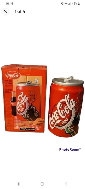 2001 Coca-Cola Cookie Jar 10 1/4" Tall