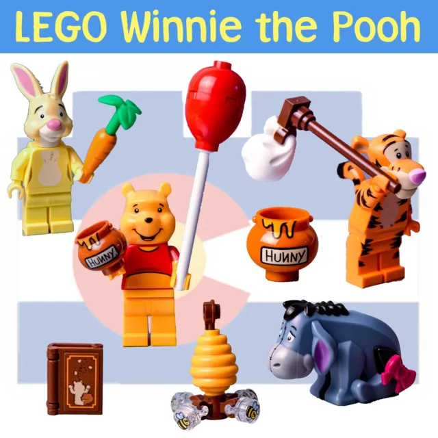 LEGO Ideas Winnie the Pooh 21326 Minifigure Tigger Piglet Eeyore Minifig Honey