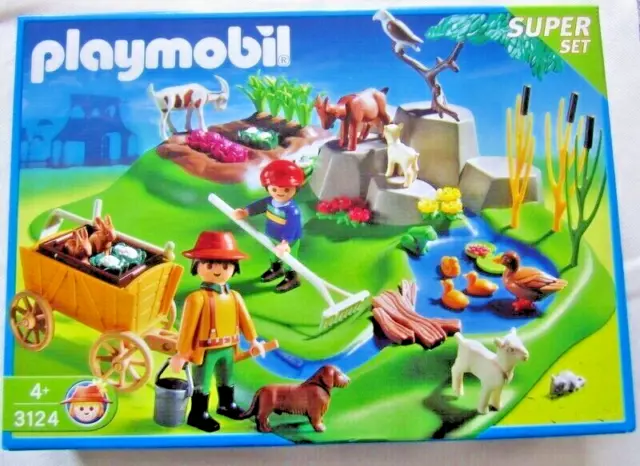 Playmobil 3124 Superset Bauernhof selten, von 2001, NEU! OVP!