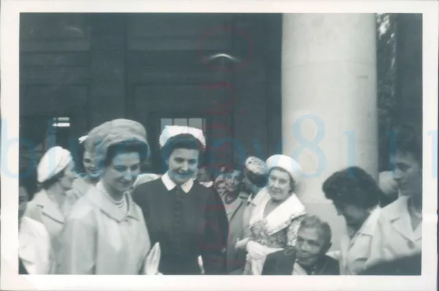 1962 Press photo Star and Garter Home Princess Alexandra & Matron Formby