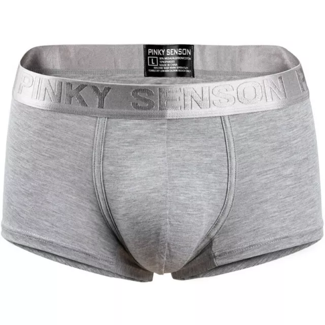 Men Sexy Boxer Underwear Breathable Smooth Modal Underpants Boxer Shorts Briefs