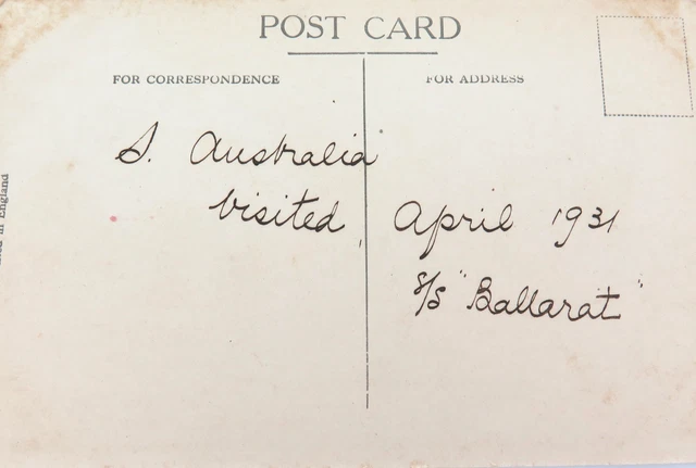 .c1930 TORRENS LAKE & RAILWAY STATION, ADELAIDE, SOUTH AUSTRALIA POSTCARD. 2