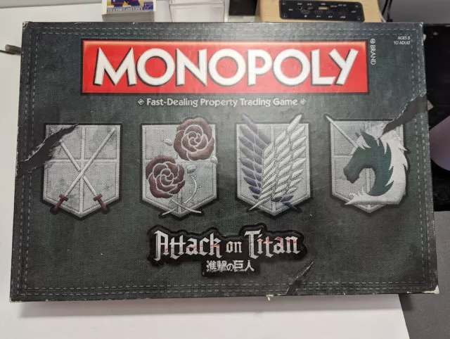 USAopoly Monopoly: Attack on Titan Board Game