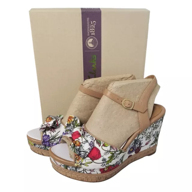 Clarks women's amelia air espadrille platform wedges sales