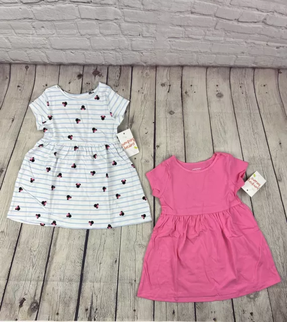 Toddler Girl Disney Minnie Mouse Two-Pack Skater Dress Set by Jumping Beans 18 M