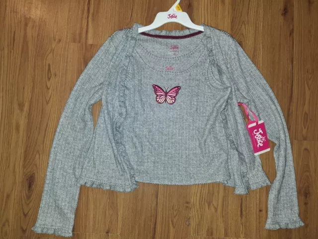 Justice Girls Size L(12/14) 2 Piece Set Cardigan And Tank Nwt (Eb17)