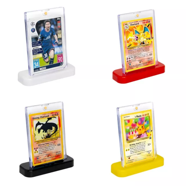 Card Display Magnetic Case & Stand Pokemon Topps Yugioh Panini TCG UK