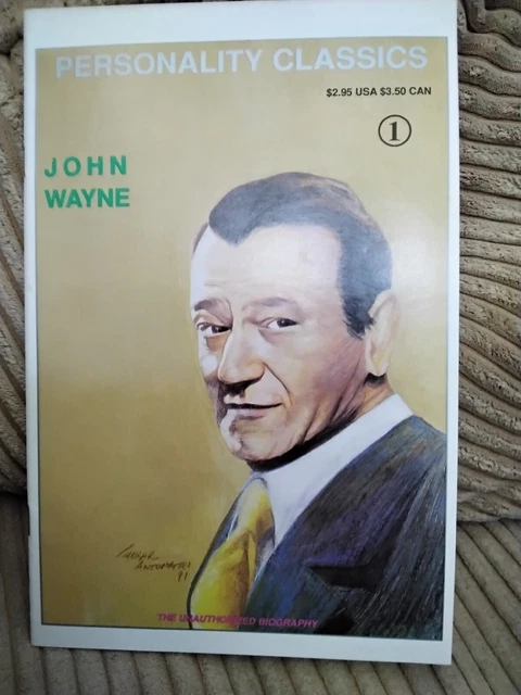 JOHN WAYNE PERSONALITY CLASSICS UNAUTHORIZED BIOGRAPHY MAGAZINE Vintage