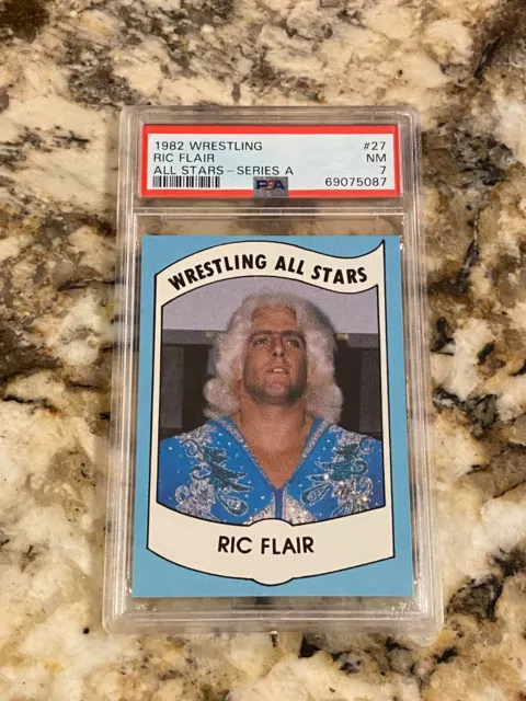 Ric Flair 1982 Wrestling All Stars Rc #27 Psa 7 Nm Newly Graded Centered Rookie