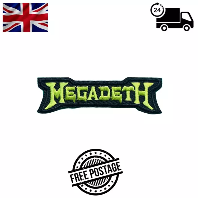 Rock/Heavy Metal Patch - New - Megadeth - Yellow