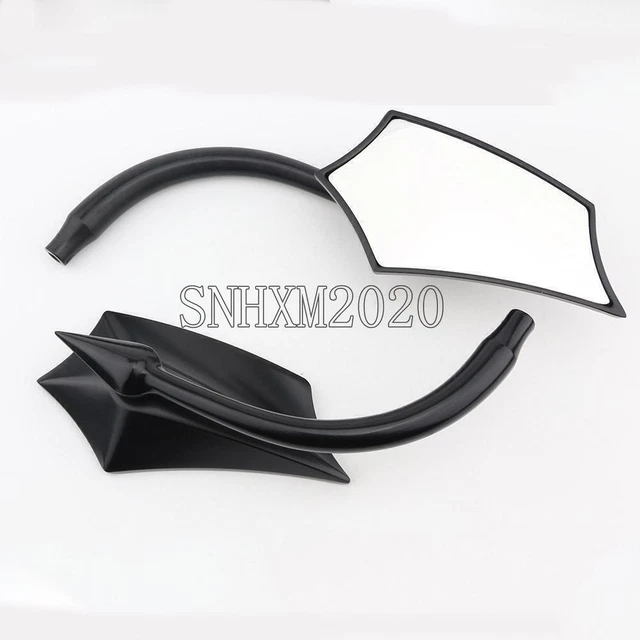 Pair Swivel Rearview Side Mirrors For Harley Sportster XL 883 1200 Hugger Custom