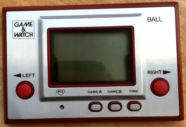 CONSOLE NINTENDO GAME & Watch Ball Ac-01 1980 100% Original