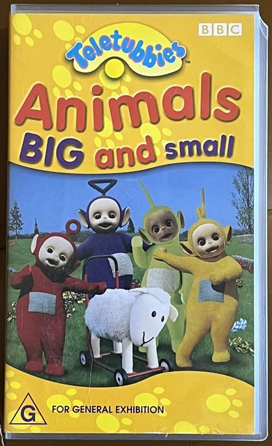 TELETUBBIES ANIMALS BIG Small VHS PAL Video Tape BBC ABC Kids Rare 