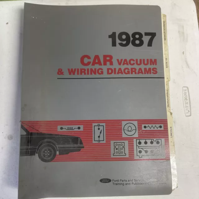 1987 Ford Car Vacuum Wiring Diagrams