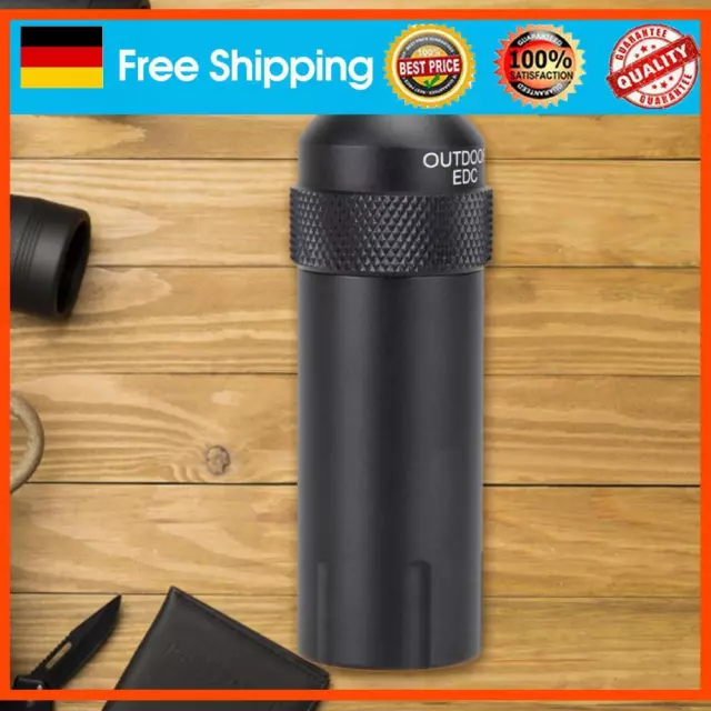 neu Mini EDC überleben wasserdichte Pille Case Box Container Outdoor Wandern Not