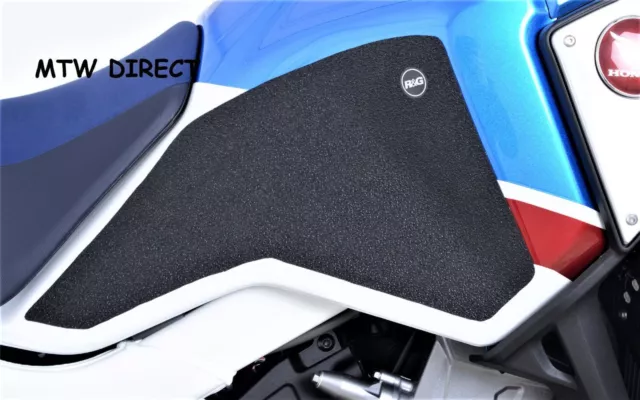 Honda CRF1000 Africa Twin Adventure Sports R&G Tank Traction Grips Pads (Black)