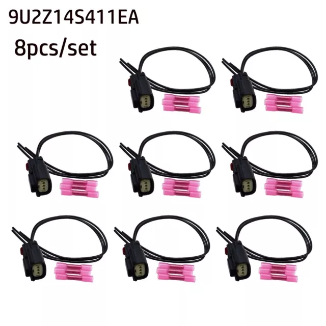 8x Zündspule Stecker Für Ford F 150 Fusion Flex V6 V8 9U2Z14S411EA leicht