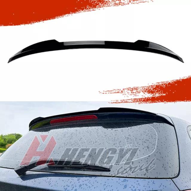 Becquet Aileron Spoiler noir brillant pour BMW F20 F21 Série 1 à hayon 2011-2019