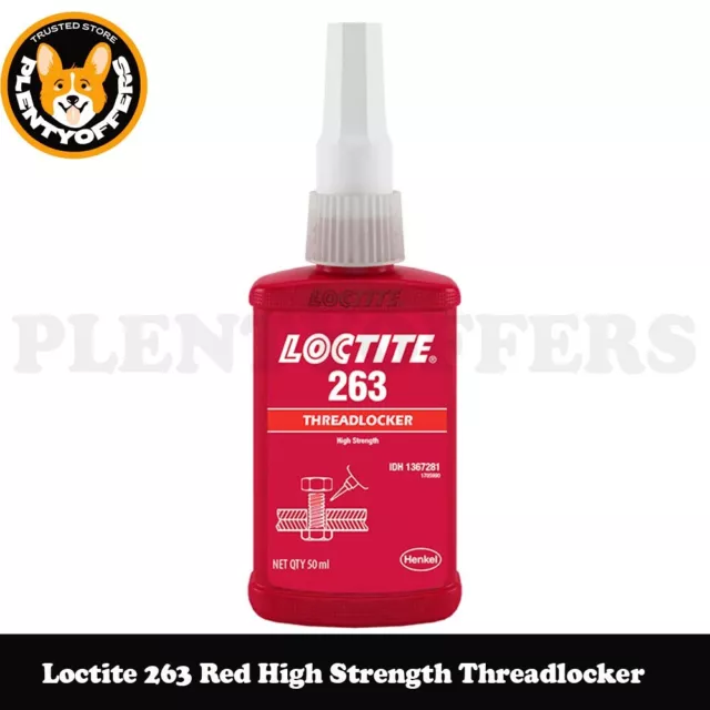 Threadlocker One Day Loctite 263, confezione taglia: 50 ml