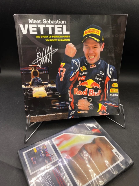 Meet Sebastian Vettel Photo Book & Coming of Age 2010 DVD 2 Disc Set Bundle
