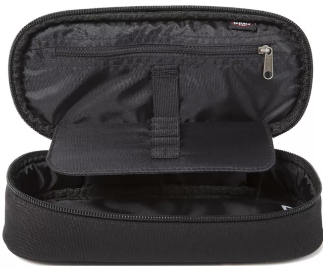 EASTPAK Mäppchen OVAL Federmäppchen Schlampermäppchen Schule Black Schwarz NEU 3