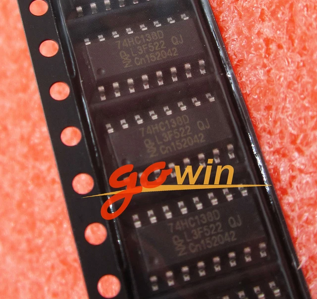 20PCS 74HC138 3-TO-8 Line Inverting Decoder Demultiplexer 74HC138D £4. ...