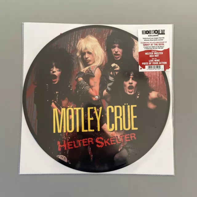MOTLEY CRUE Helter Skelter Picture Disc 12" RSD 2023 NEW Vinyl Limited Edition