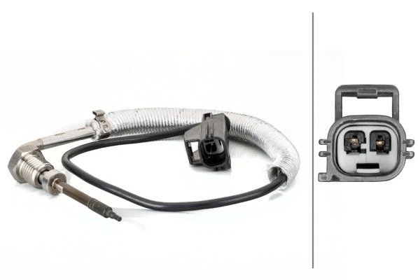 Hella 6pt014495-111 Sensore Temperatura Scarichi per Volvo C30 + V50 + Xc60 + I 06->