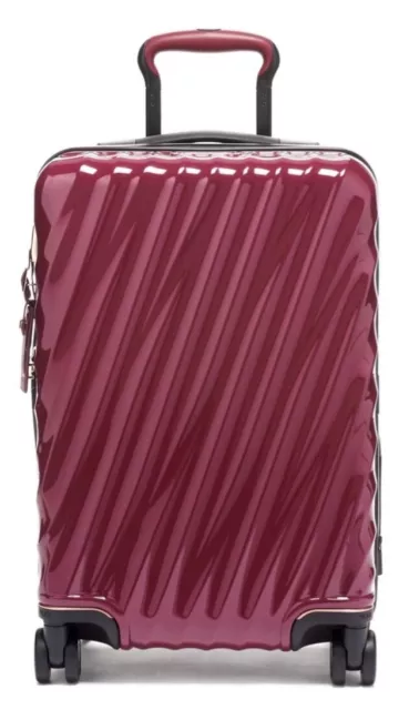 NWT TUMI Continental Expandable 4 Wheeled Carry-On Luggage 22" in Berry $750.