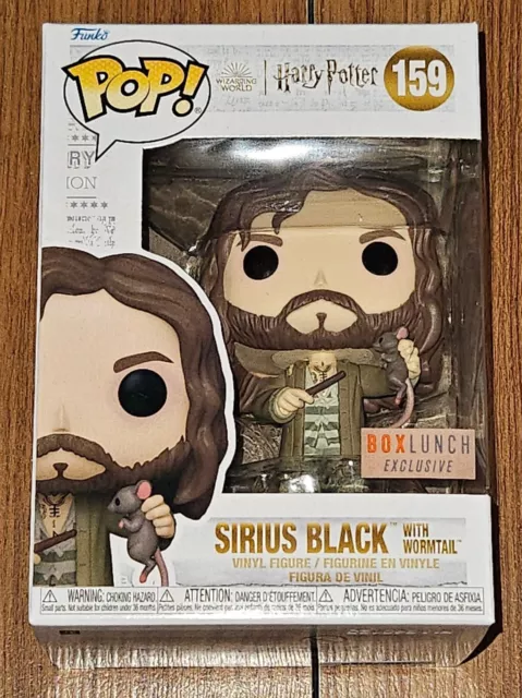 Funko Pop Harry Potter #159 Sirius Black with Wormtail Box Lunch Exclusive