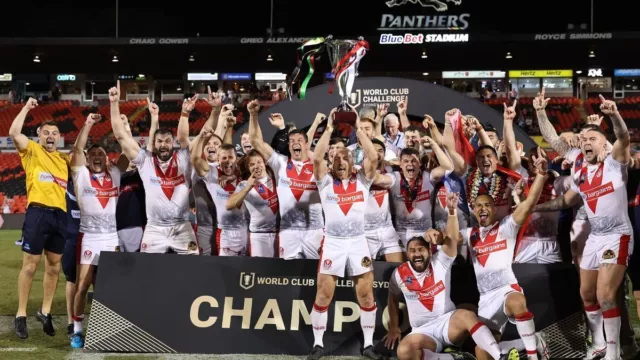 St Helens Rugby League World Club Challenge Cup Winners 2023 Fridge Magnet