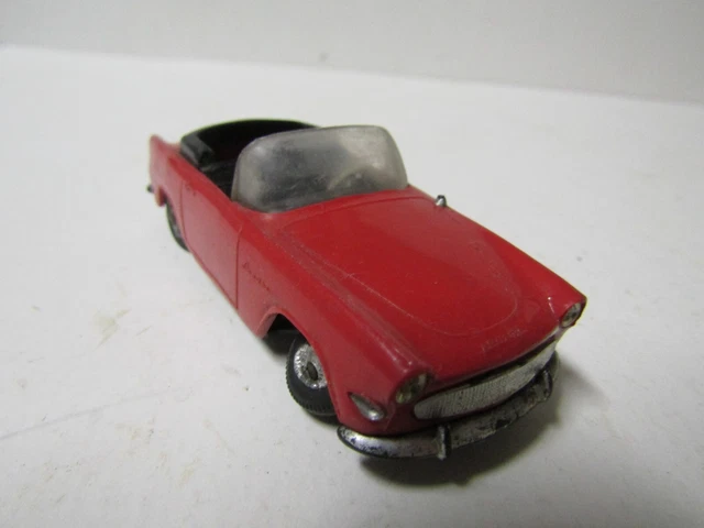 Ancienne Majorette Pompiers Rouge - Échelle 1/80 - Voiture Miniature Vintage 1980