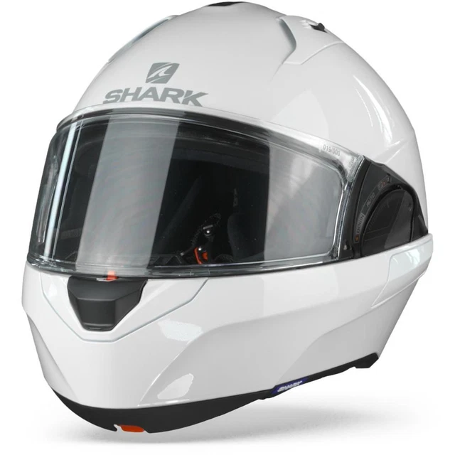 Shark Evo ES WHU Blank White Azur Modular Helmet