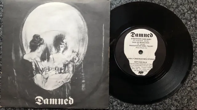 Damned Stretcher Case Baby 1977 Uk Stiff Vinyl 7" Single Ltd Edition Ex