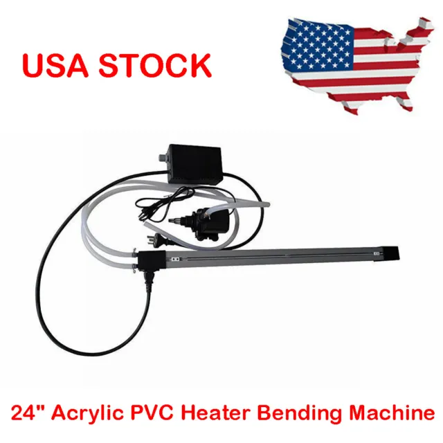 24" 600mm PVC Acrylic Plastic Strip Heater Bending Machine Hot Heating Bender US