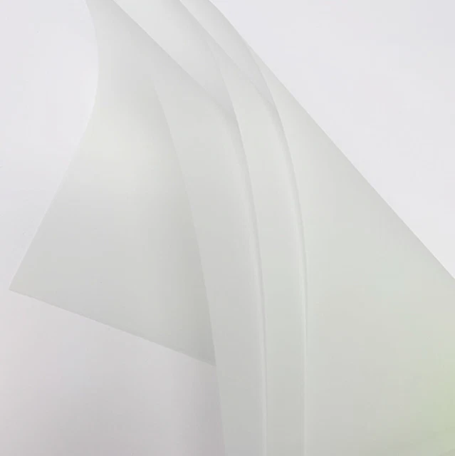 10 Hojas De Alta Calidad Lujo Blanco Talla A6 Pergamino 100gsm