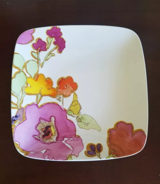 LENOX FLORAL FUSION by STEPHANIE RYAN SQUARE DINNER PLATES - 10 IN.
