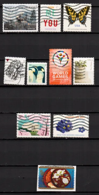 Briefmarken USA LOT aus 2015 gestempelt (US 132)