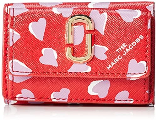 [Marc Jacobs] Trifold Wallet TheSnapshot M0017080 Women's GeraniumPinkMulti